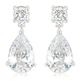 ELEGANT CZ DROP EARRINGS