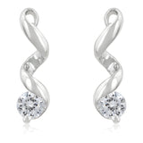 SOLITAIRE DROP EARRINGS