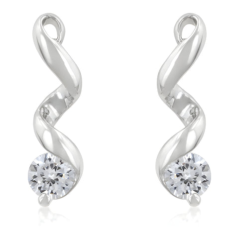 SOLITAIRE DROP EARRINGS