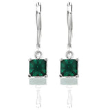 FOREST CZ DROP EARRINGS