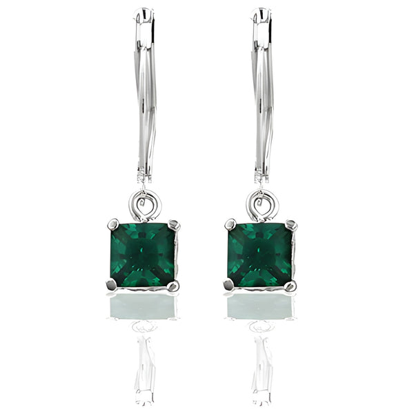 FOREST CZ DROP EARRINGS