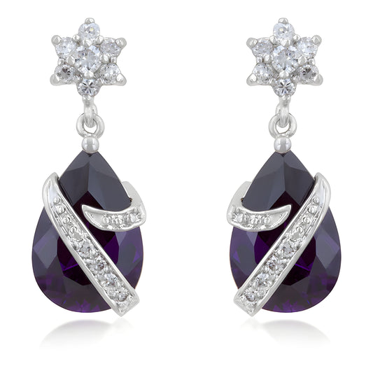 ROYAL WRAPPED AMETHYST EARRINGS