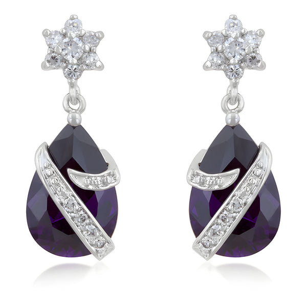 ROYAL WRAPPED AMETHYST EARRINGS