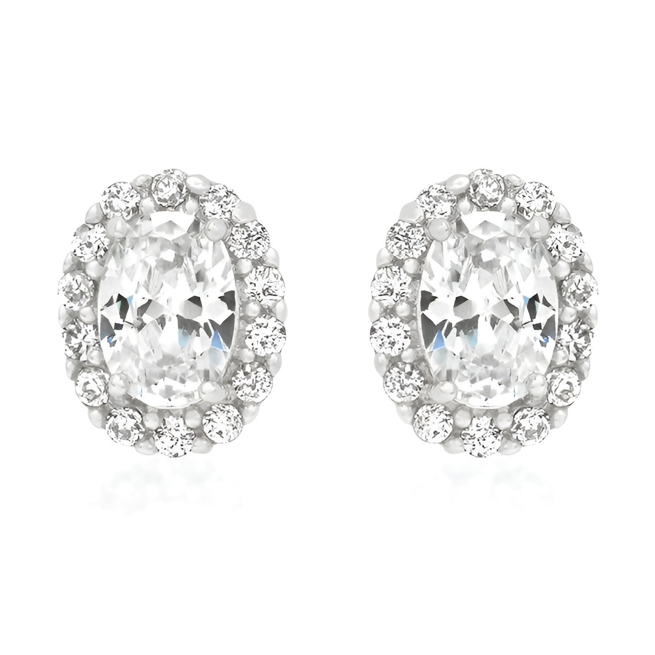 CLEAR STONE ESTATE EARRINGS