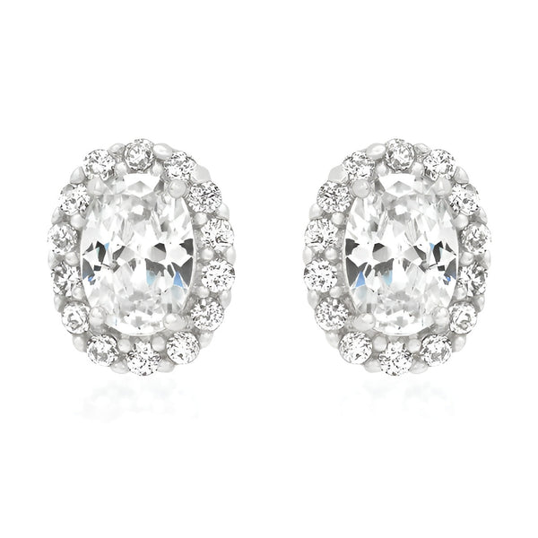 CLEAR STONE ESTATE EARRINGS