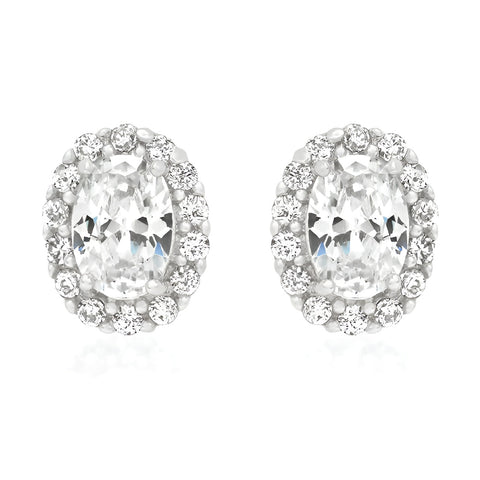 CLEAR STONE ESTATE EARRINGS