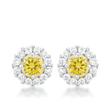 BELLA BRIDAL EARRINGS IN YELLOW