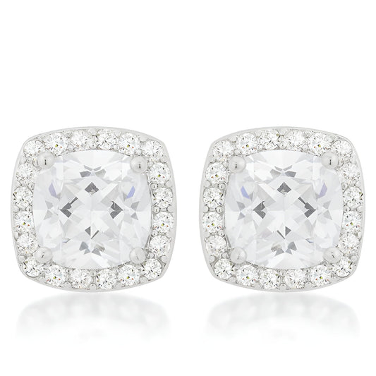 PAVE HALO EARRINGS