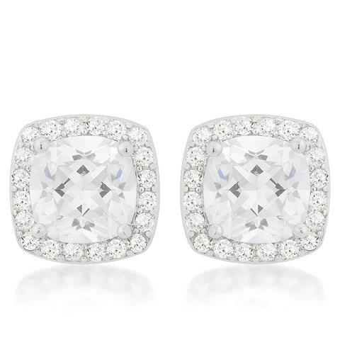 PAVE HALO EARRINGS