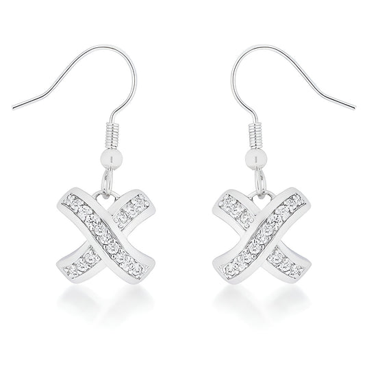 TIMELESS PAVE DROP EARRINGS