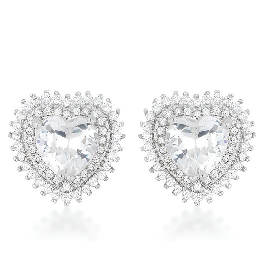 HALO HEART EARRINGS