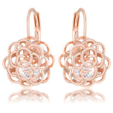 MAYA ROSE 1.5 CT CZ ROSE GOLD DROP EARRINGS - PIERGIORGIO CERRONI