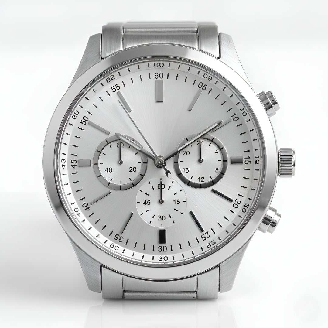 CHRONO SILVERTONE WATCH