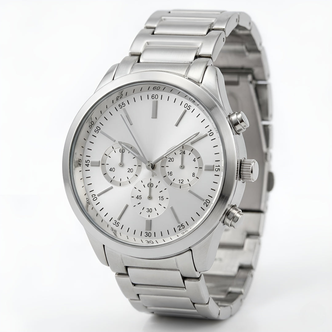 CHRONO SILVERTONE WATCH