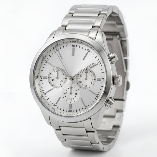 CHRONO SILVERTONE WATCH
