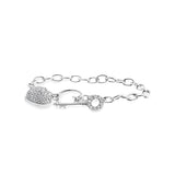 HEART AND KEY BRACELET - PIERGIORGIO CERRONI