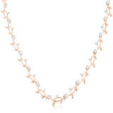 ROSE GOLD TONE VINEYARD NECKLACE