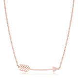 ARIANNA ROSE GOLD ARROW NECKLACE