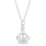 TABITHA 0.5 CT CROWN PENDANT