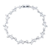 NATHAN'S VINE CUBIC ZIRCONIA BRACELET - PIERGIORGIO CERRONI