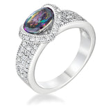 1.6 CT MYSTIC OVAL CZ RING