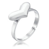 ADJUSTABLE HEART RING - PIERGIORGIO CERRONI