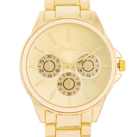 CHRONO GOLD METAL WATCH - PIERGIORGIO CERRONI