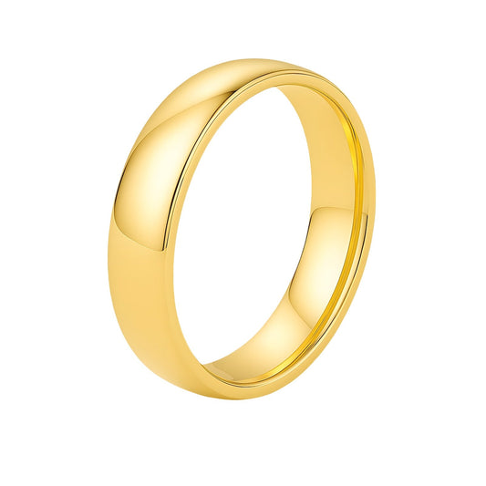 14K YELLOW GOLD COMFORT FIT WEDDING BAND (5.00 MM)