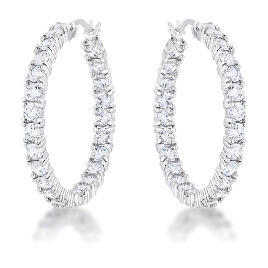 ETERNITY HOOP EARRINGS