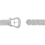 CUBIC ZIRCONIA BUCKLE BRACELET