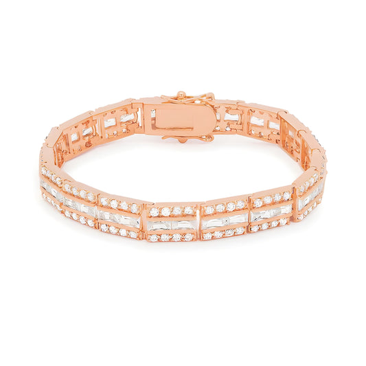 NEWPORT ROSE GOLD CZ BRACELET