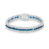 BALBOA BLUE CUBIC ZIRCONIA BRACELET